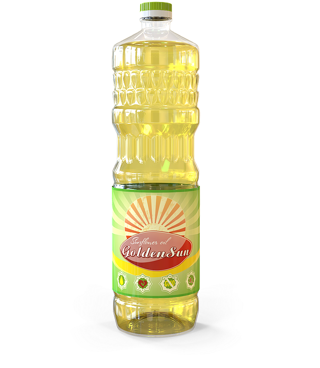 Cooking Oil 1l Bottle, Sunflower Oil 1l Bottle, Export - Ukraine Cooking Oil (645x734), Png Download