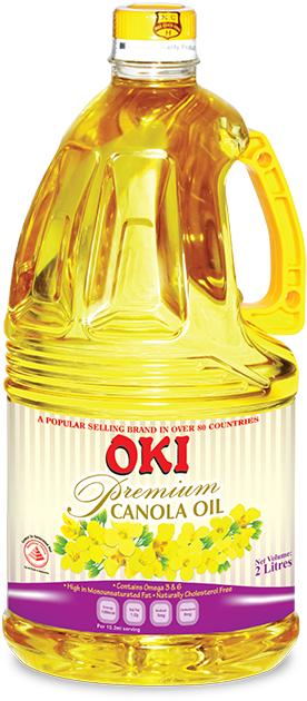 Oki Premium Canola Oil - Soybean Oil (707x707), Png Download