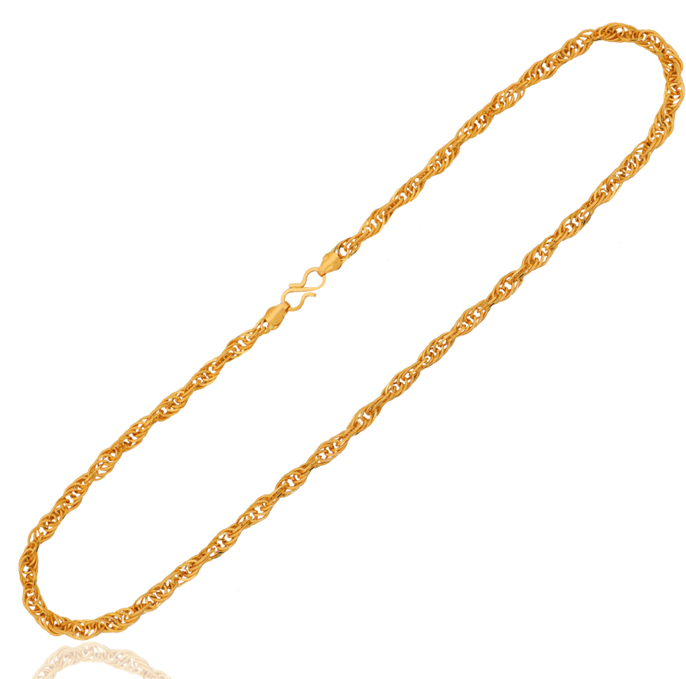 Shimmering Gold Gents Chain - Chain (1000x1000), Png Download