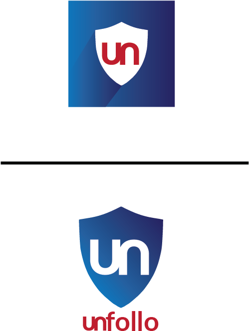Bold, Serious, Social Logo Design For Unfollo - Emblem (596x842), Png Download