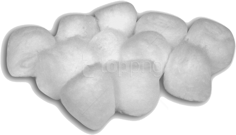 Free Png Download Cotton Ball Png Images Background - Cotton Balls Transparent (850x641), Png Download