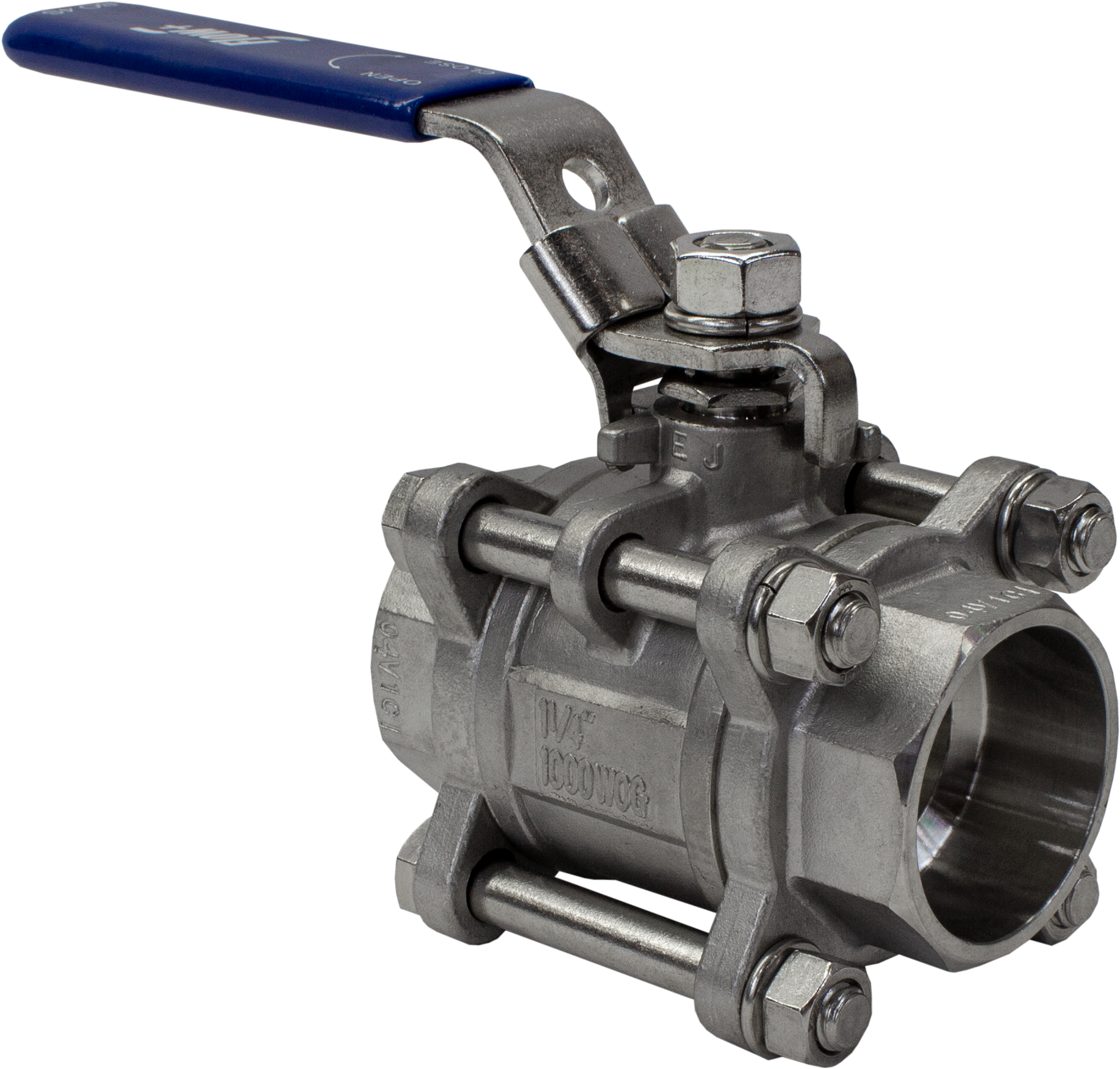 Flow , 3 Piece Stainless Steel Ball Valve (1976x1976), Png Download