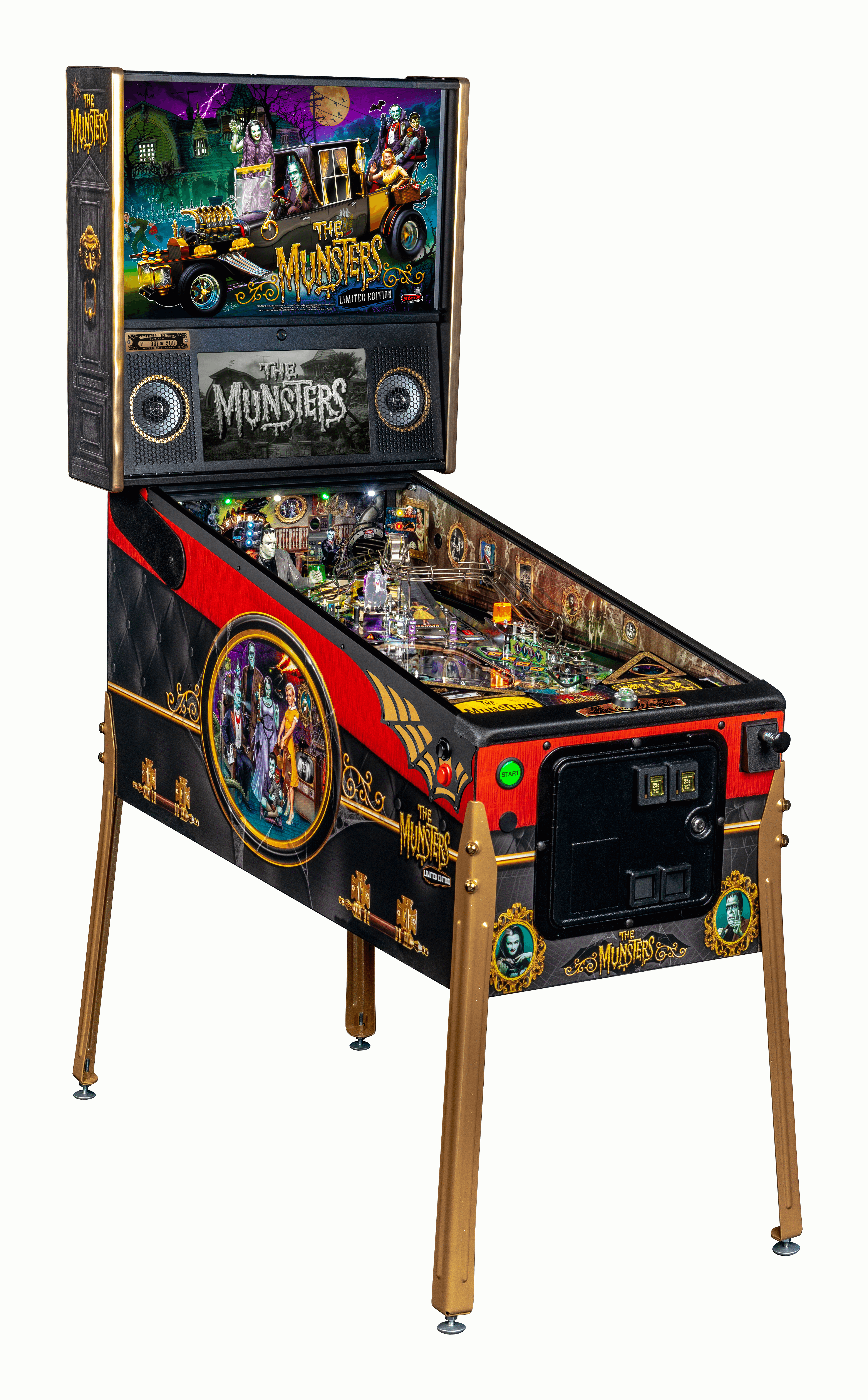 The Munsters Le Pinball Machine - Munsters Pinball Limited Edition (6431x6431), Png Download