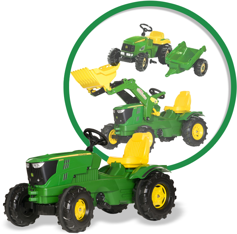 John Deere Pedal Tractors - Traptrekker John Deere (800x800), Png Download