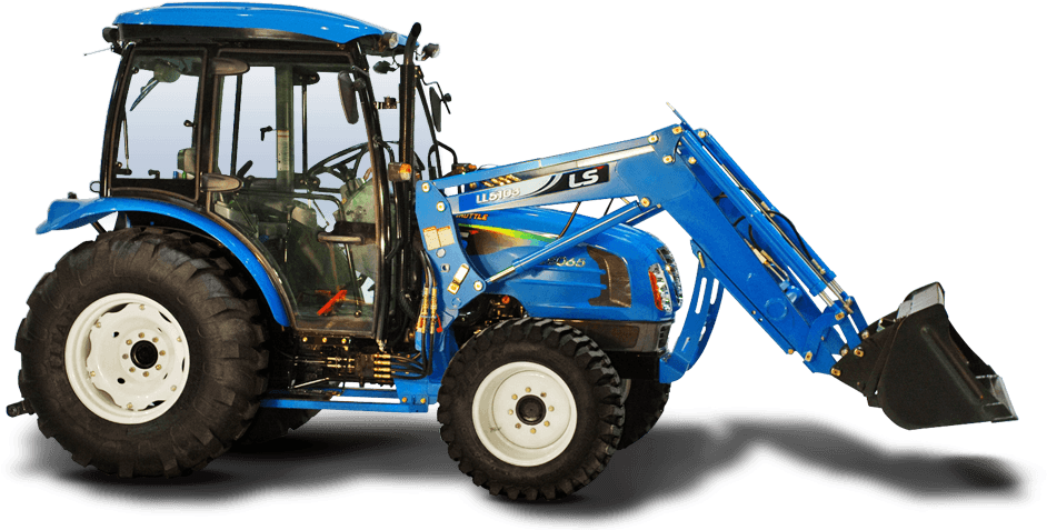 Ls Tractor Xu6100 Series Utility Tractor - Ls 55 Hp Tractor (1000x500), Png Download