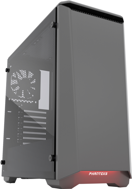 Phanteks Eclipse P400 Mid Tower Case, Tempered Glass - Phanteks Eclipse P400s Tempered Glass Atx Mid Tower (750x750), Png Download