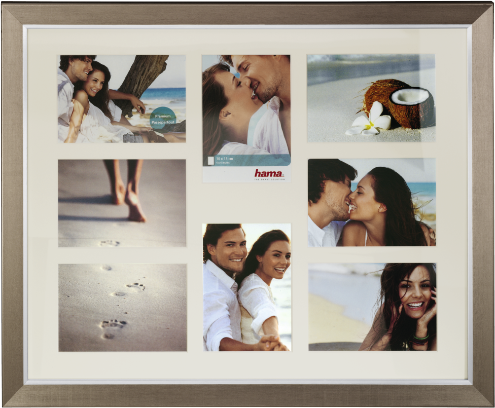 "porto" Plastic Frame Gallery, Steel, 40 X 50 Cm - Collage (1100x1100), Png Download