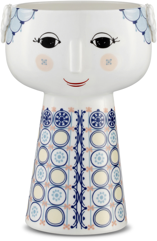 Eva Vase Blue H18 5 Eva - Bjørn Wiinblad Eva (1200x1200), Png Download