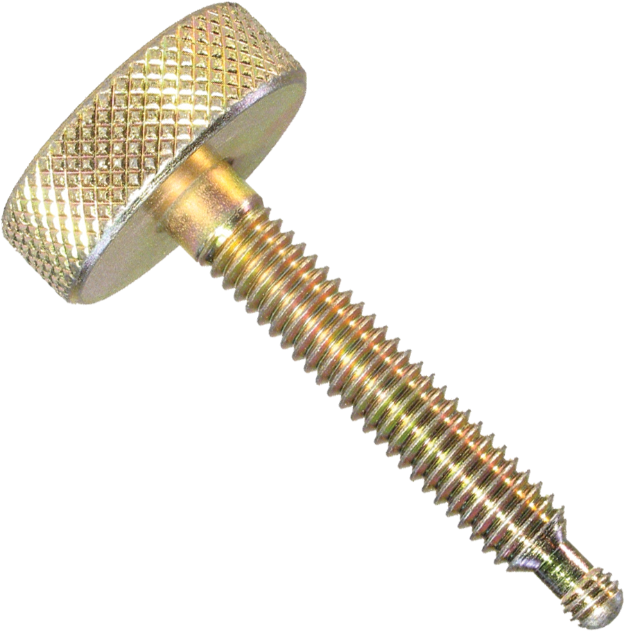 Knurled Head Provides A Positive Grip For Finger Tightening - Body Jewelry (1020x1020), Png Download