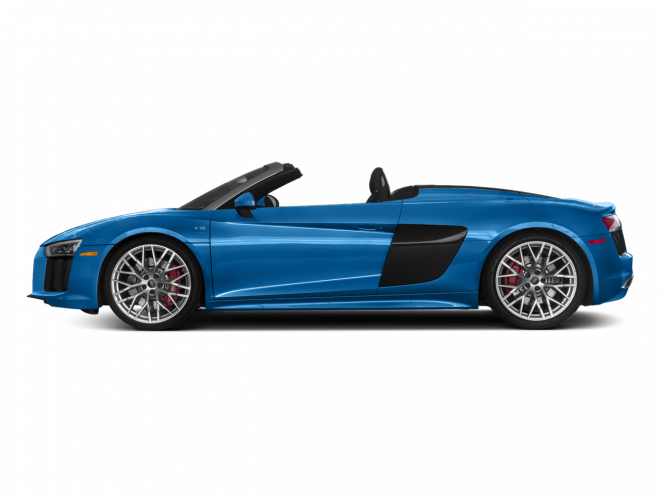 Cc 2018auc170003 1280 K6pa - 2018 R8 Spyder Silver (660x495), Png Download