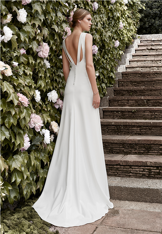 Berta Wedding Dresses Transparent Background - Gown (855x964), Png Download