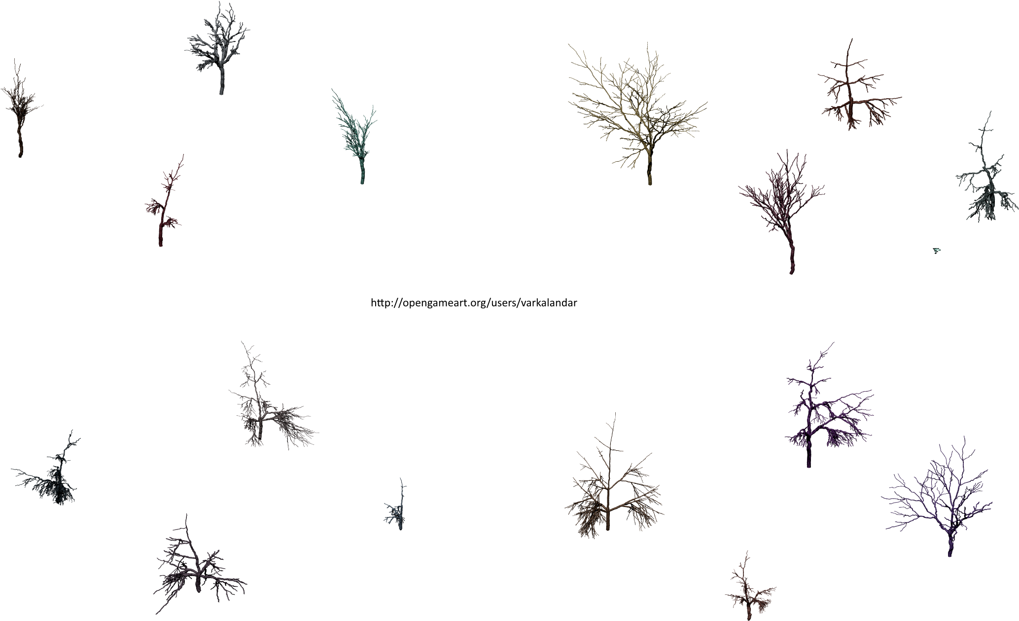 Hjm Dead Trees Rootless 2 Alpha - Insect (2400x1600), Png Download