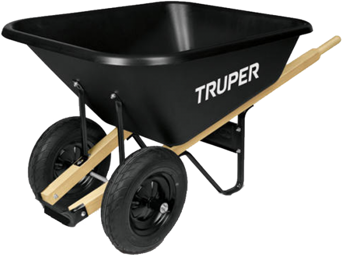 Truper Poly Wheelbarrow - Truper Wheelbarrow (700x700), Png Download