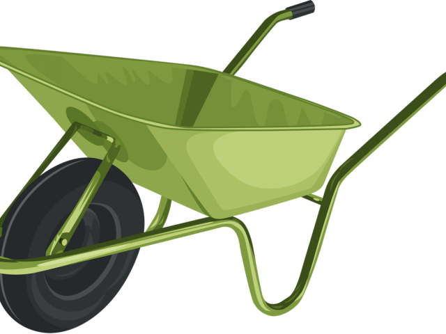 Tool Clipart Wheelbarrow - Wheelbarrow (640x480), Png Download