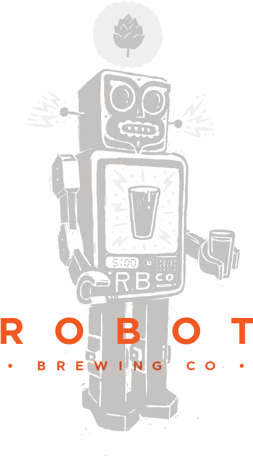 Robot Brewing Company And Quixotic Lounge Logo - Illustration (764x1001), Png Download