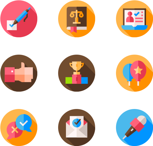 Voting Election (600x564), Png Download