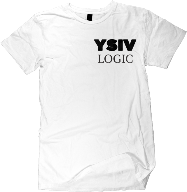 Ysiv White Tee - Vice T Shirt (687x700), Png Download