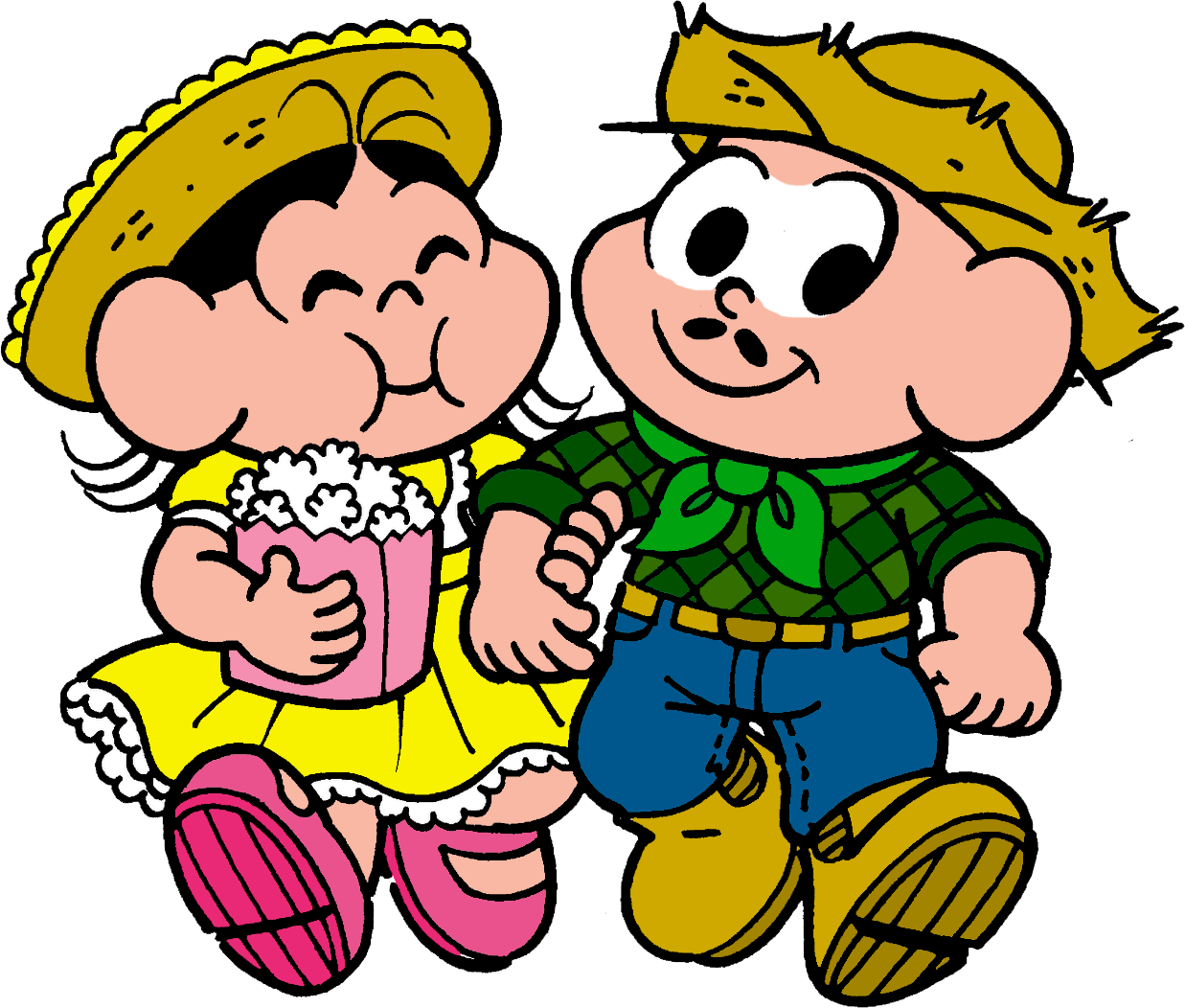 Next - Festa Junina Turma Da Monica Png (1237x1052), Png Download