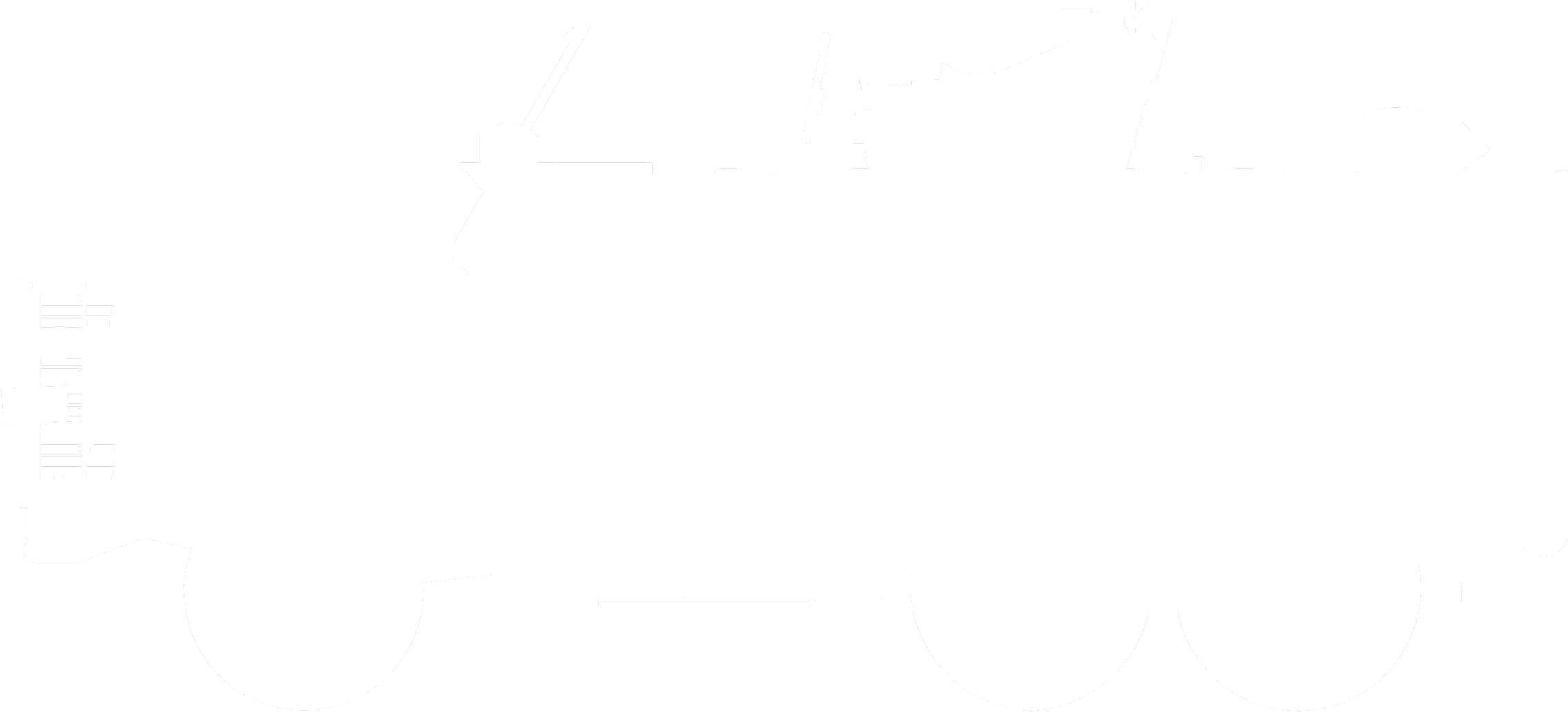 Mastiff Mpt Mk3 White - Silhouette (2270x1031), Png Download