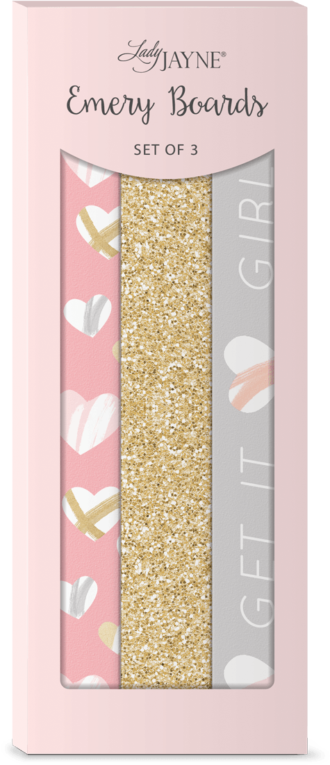 Brushy Hearts Glitter Emery Boards - Eye Shadow (1200x1200), Png Download