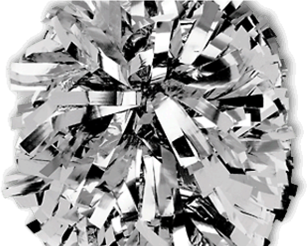 Silver Clipart Pom Poms - Silver And Maroon Poms (640x480), Png Download
