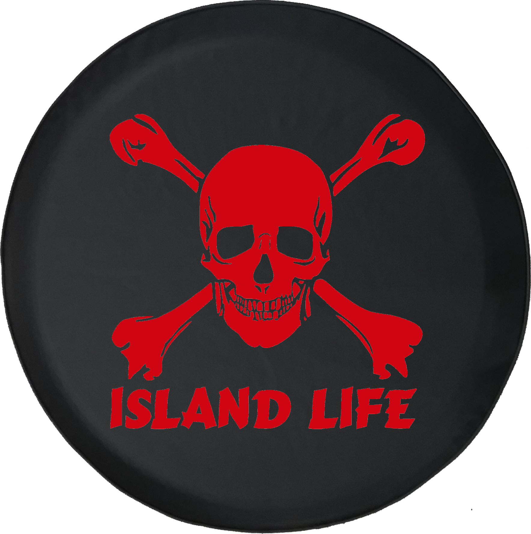 Pirate Life Skull & Crossbones Saltwater Edition Offroad - Skull (1768x1777), Png Download