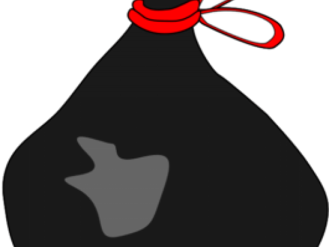 Purse Clipart Garbage Bag - Trash Bag Clipart Png (640x480), Png Download