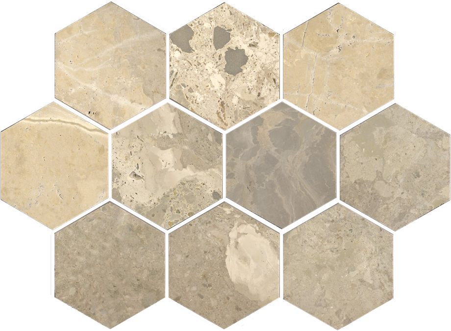 Bottega™, Medaglia D'oro Satin Brushed 3" Hexagon, - Floor (920x675), Png Download
