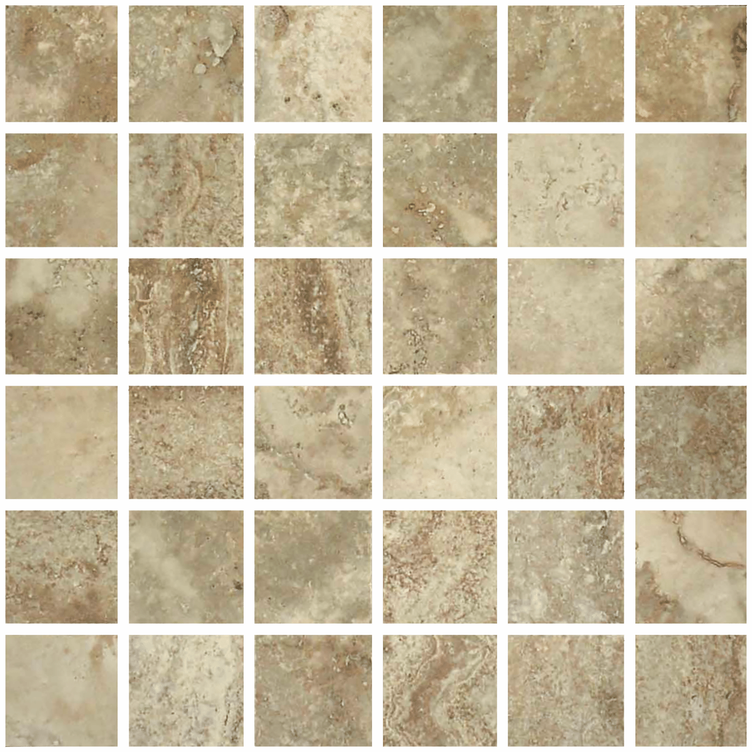 Veneto 2×2 Noce Mosaic - Tile (1496x1496), Png Download