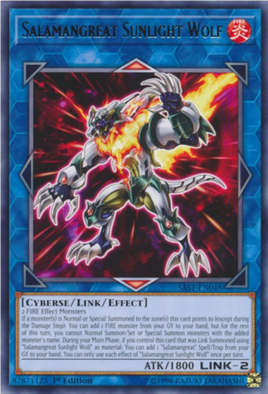 Salamangreat Sunlight Wolf (800x800), Png Download