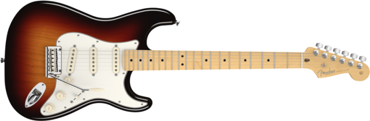 Fender Guitar - Fender Squier Stratocaster Sunburst (750x750), Png Download