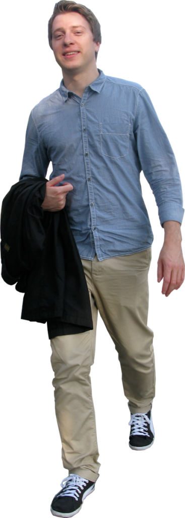 Today J Is Very Happy, Because He Presented His Master - Skalgubbar Worker (367x1024), Png Download
