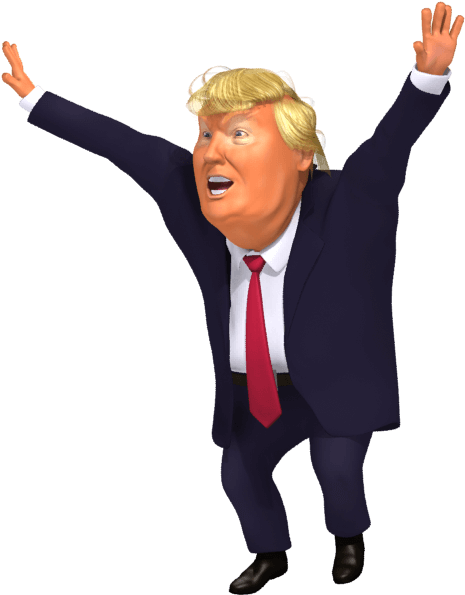 Still Image Of Trump Expressing A Feeling Of Great - Businessperson (720x720), Png Download