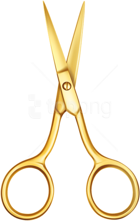 Free Png Download Gold Scissors Clipart Png Photo Png - Hair Scissors Gold Clipart (480x737), Png Download