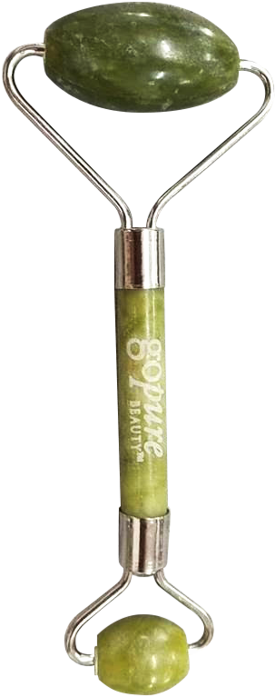 Gopure Jade Roller For Face And Neck - Avocado (461x922), Png Download