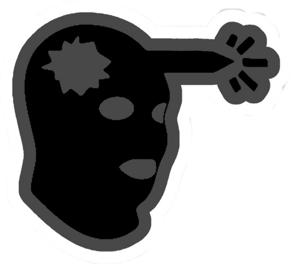 Csgo Sticker - Logo Headshot Cs Go Png (1024x926), Png Download