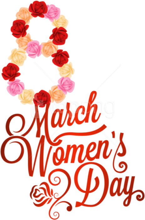 Free Png Download Red 8 March Womens Day Png Images - Celebration Of Women's Day (480x720), Png Download