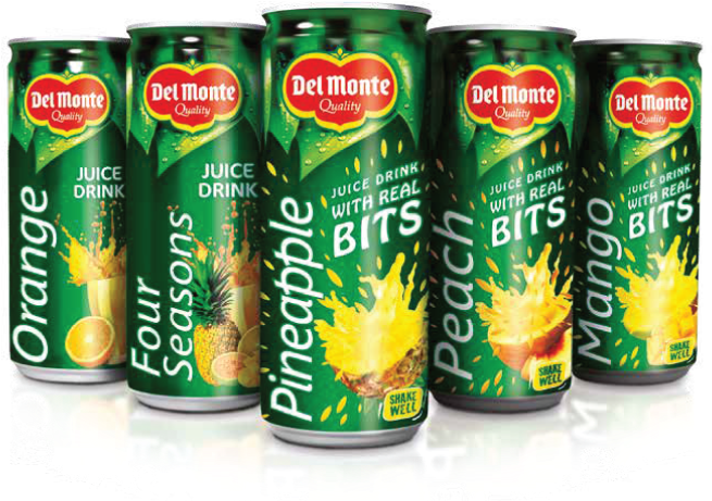 Canned Juice - Del Monte Canned Juice (684x495), Png Download