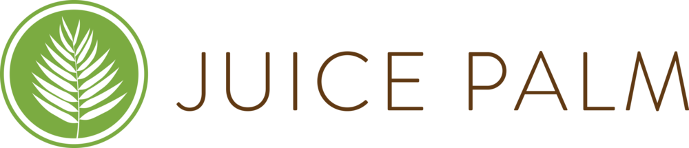 Juice Palm Logo Horizontal Green And Brown Format=1500w (1000x215), Png Download