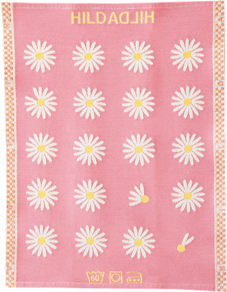 Towel Daisy Pink - Art Paper (587x587), Png Download