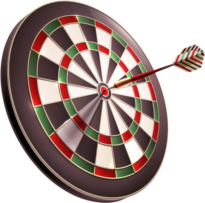 Dart Board Png (715x715), Png Download