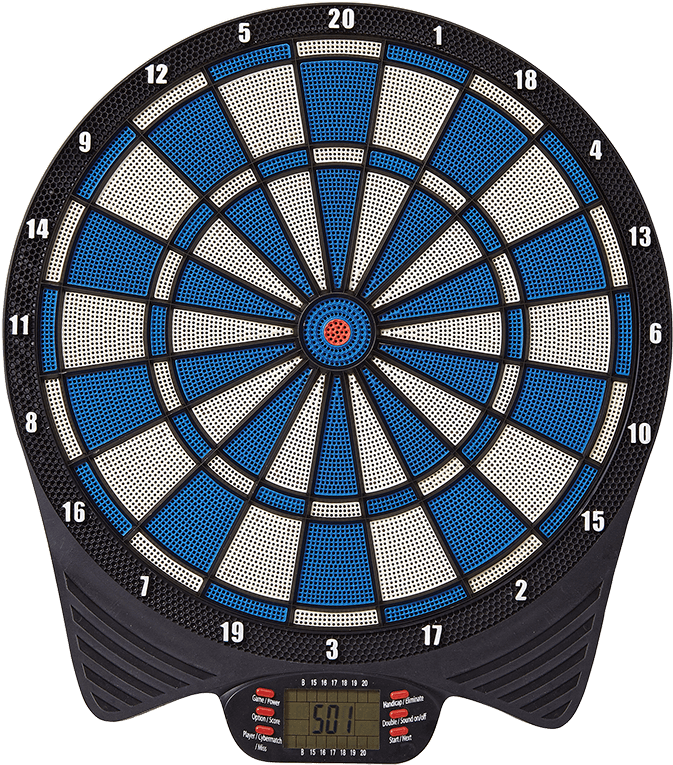 Unicorn Electronic Soft Tip Dartboard - Soft Tip Dartboard (823x812), Png Download