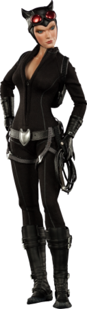 Catwoman Sixth Scale Figure - Png Catwoman (300x1058), Png Download