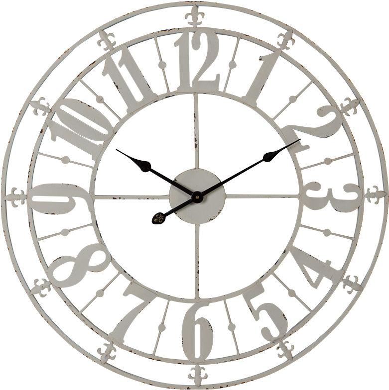 White Clock Png (827x827), Png Download