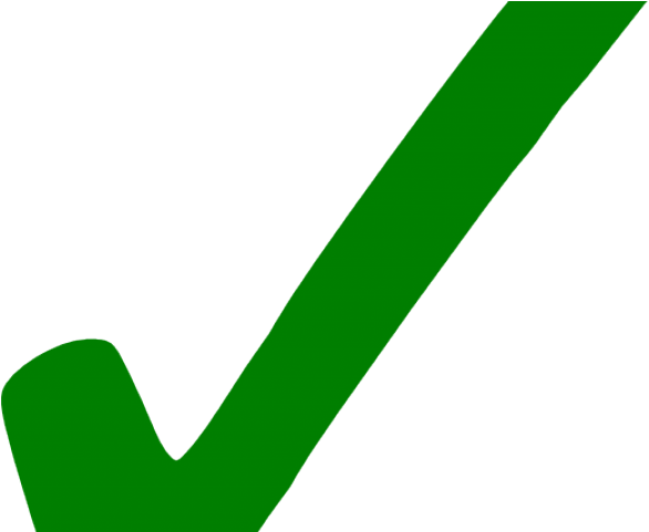 Green Tick Clipart Checkmart (640x480), Png Download