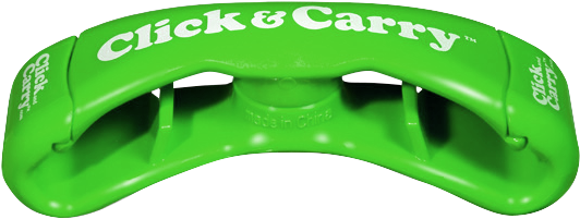 Click And Carry Green - Plastic (600x600), Png Download