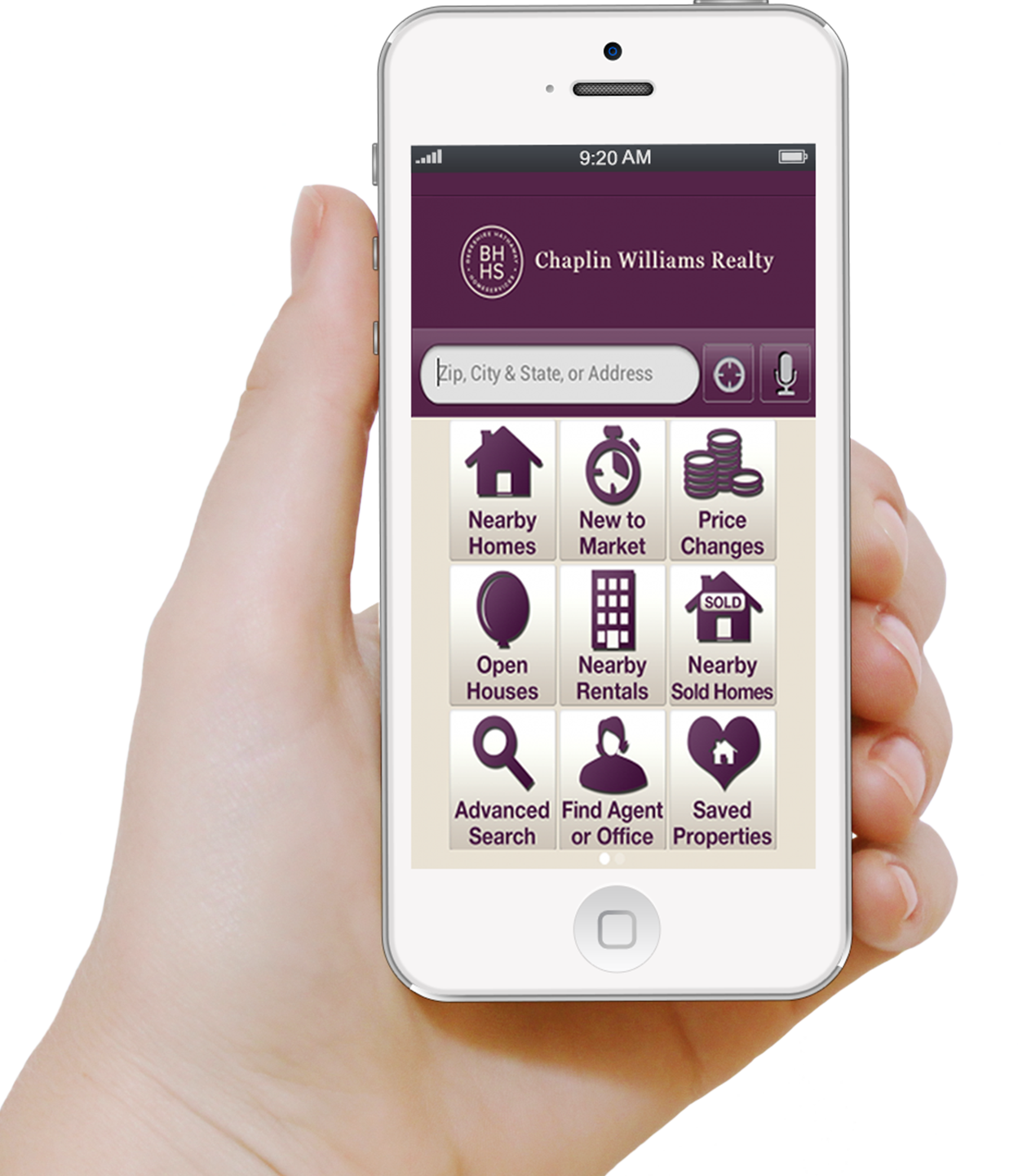 Bhhs App Hand - Berkshire Hathaway Mobile App (1248x1440), Png Download