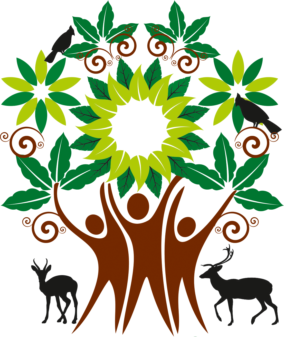 Mp Forest Department Logo By Miss Roxie Hermiston Dvm - Department Of Forests And Wildlife (1106x1312), Png Download
