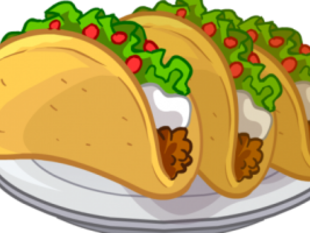 Taco Clipart Yummy - Transparent Background Taco Clip Art (640x480), Png Download
