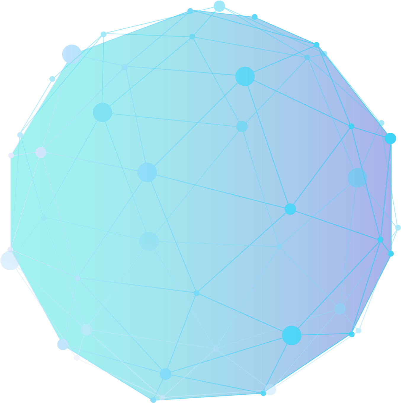 Cyber Bubble - Transparent Blue (1500x1449), Png Download